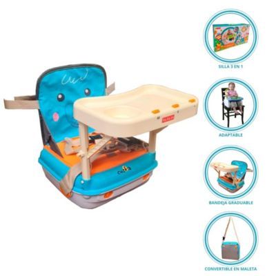 Silla Comedor Portátil «PORTA» LIGTH BLUE