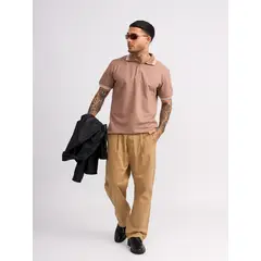 ISAGUE - Polo Reg Alvaro Tipping Manga Corta Hombre