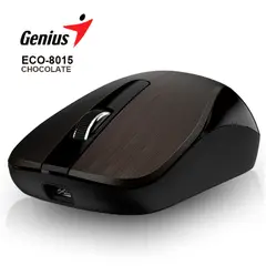 GENIUS - Mouse Inalambrico Recargable ECO-8015 BlueEye Chocolate