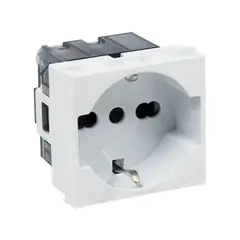 OPALUX - Dado Toma Tipo F Schuko con Línea Tierra K427