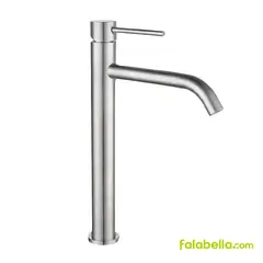 XM - Grifo Llave Alta para Baño L304 Plateado Satinado
