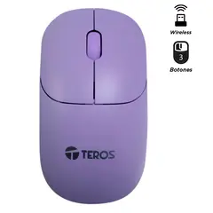 TEROS - MOUSE INALAMBRICO TE 1219S COLOR LILA