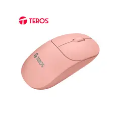 TEROS - MOUSE INALAMBRICO TE 1218S COLOR ROSADO
