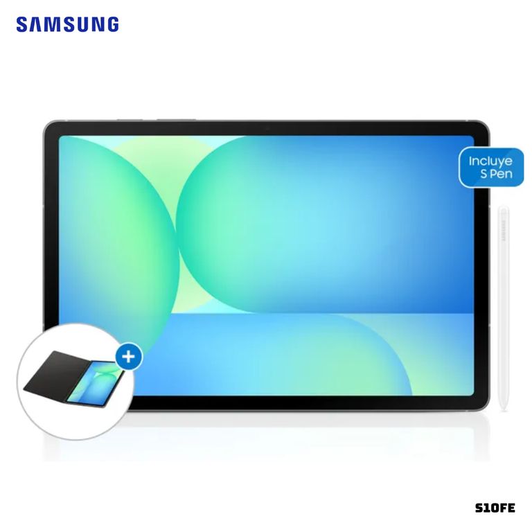 TABLET GALAXY TAB S10FE S PEN 8GB RAM 128GB ROM - GRAY + COVER BLACK