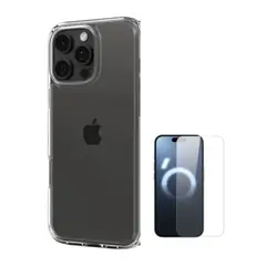 SPIGEN - CASE ULTRA HYBRID IPHONE 16 PRO MAX Y VIDRIO