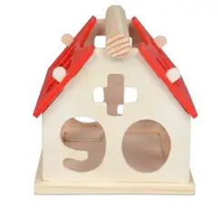 GENERICO - Casa Encajable Armable con Números para niños