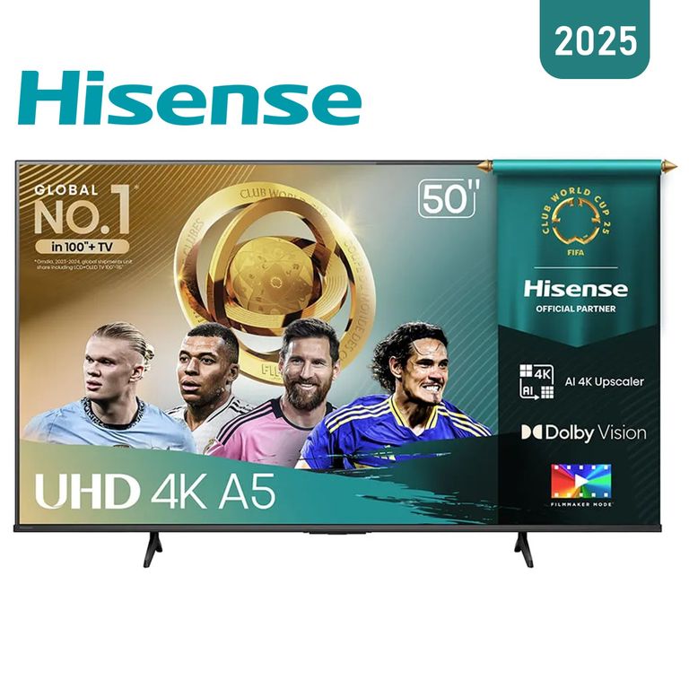 Televisor 50" Ultra HD 4K Smart TV 50A5NV 2025