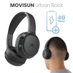 SEISA - Audífono Inalámbrico MOVISUN Urban Rock Bluetooth 53 con 40 Horas