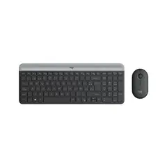 LOGITECH - Teclado y Mouse Inalambrico Mk470 Slim Wireless NEGRO