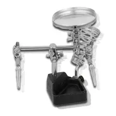 TAKEMA - Porta Cautin Con Cocodrilos Y Lupa ZD-10G