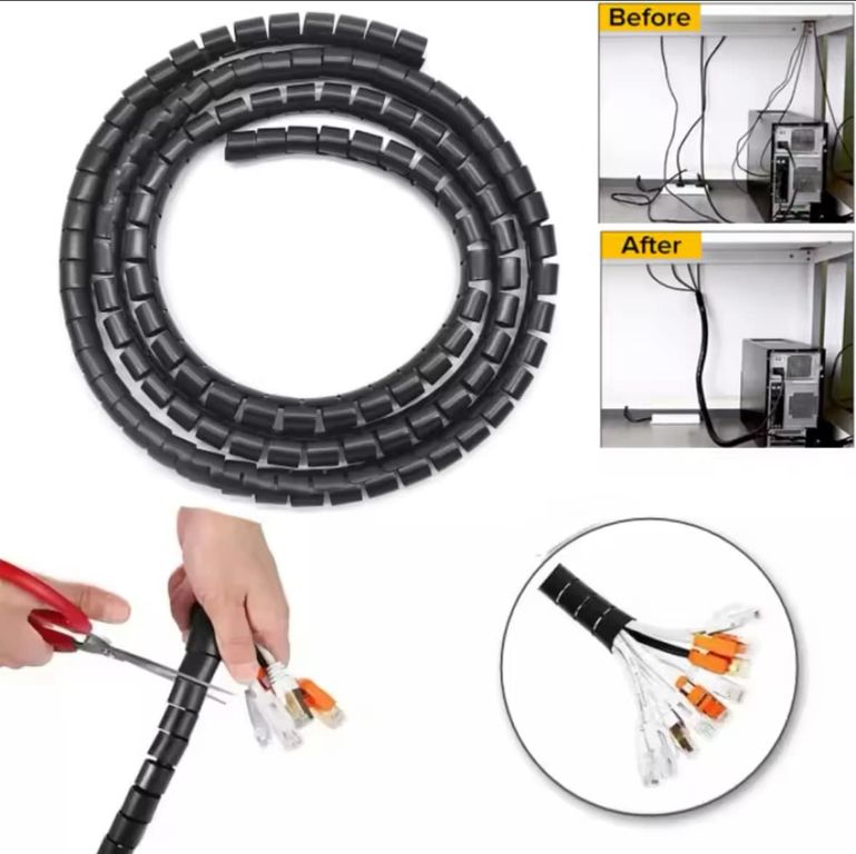 Organizador de Cables en Espiral