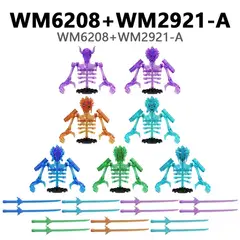 GENERICO - WM6208 bloques de construcción figura de acción WM2918 WM2919 WM2920 WM2921