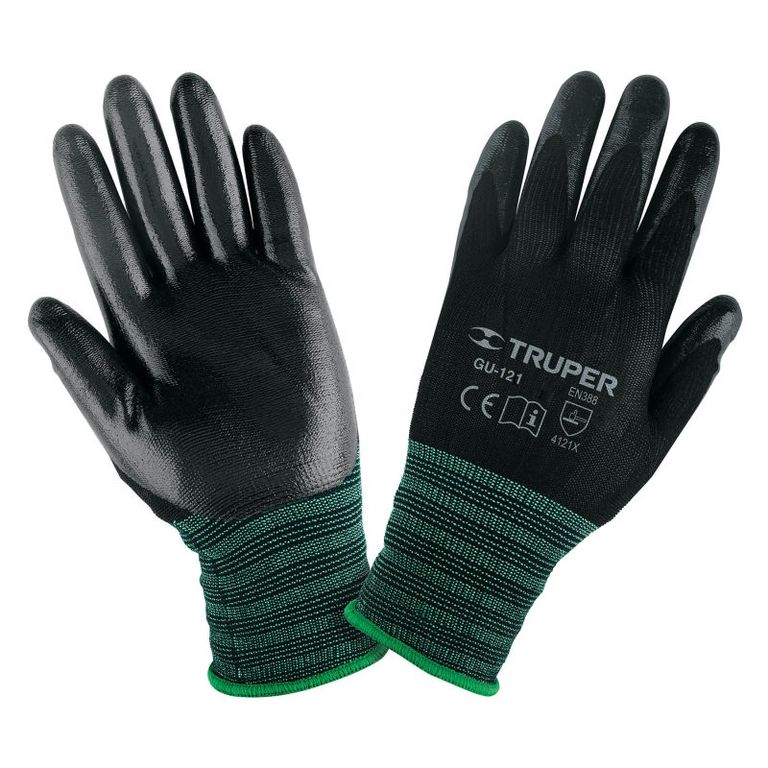 Guantes de nylon recubiertos de nitrilo CH - 13293