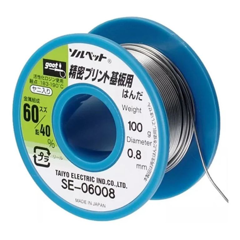 Estaño 6040 De 08mm SE-06008