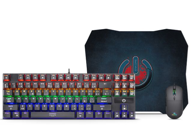 Kit Gamer FALCON ENT G2000-3 Teclado+Mouse+Pad Mouse