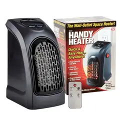 GENERICO - Calefactor Estufa Portátil 400W Control Remoto para Oficina Dormitorio