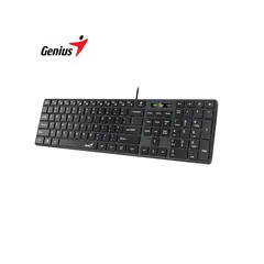 GENIUS - Teclado SMART SLIMSTAR 126 USB Multimedia SP BLACK