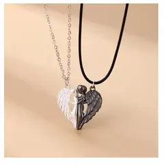 FERNANDA ROMERO JOYAS Y ACCESORIOS - COLLARES MAGNETICOS DE PAREJAS DE ANGELES - 2 COLLARES de PROTECCIÓN