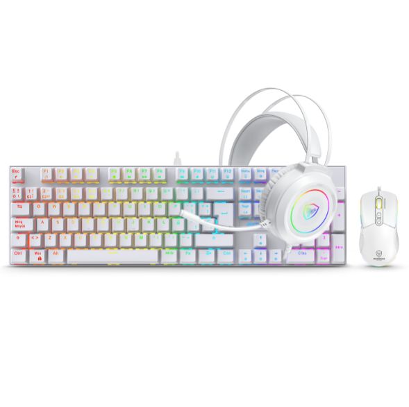 Kit Gamer MIRAGE MIC GTX2003-3W Teclado+Auricular+Mouse