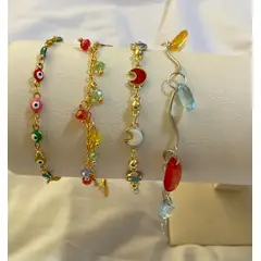 GENERICO - Pack de pulseras 4 unidades Unike one