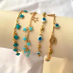 GENERICO - Pack de pulseras 4 unidades Unike three