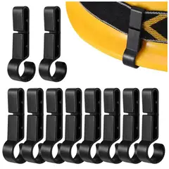 GENERICO - 10 Piezas de Clips de Casco para Faro, Ganchos de Clip de Casco