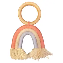 GENERICO - Mordedor con forma de Arcoiris Rosa