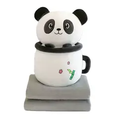 GENERICO - PELUCHE 3 EN 1 PANDITA CON MANTA GRANDE