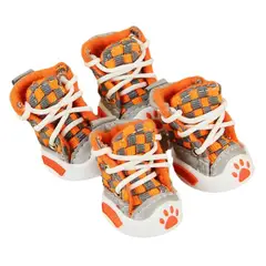 GENERICO - Zapatilla para mascota Talla 1- NARANJA