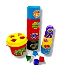 GENERICO - Juguete Apilable Educativo Bloques de Colores para Bebés