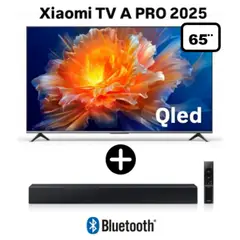 XIAOMI - TELEVISOR 65” QLED 4K UHD SMART TV A PRO 2025 + Barra de sonido c-400