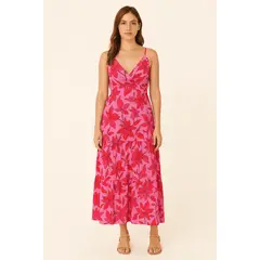 AMA OUTFITTERS - VESTIDO DE LINO ROMANTIC