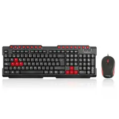 PRINCE - Kit Teclado + Mouse USB