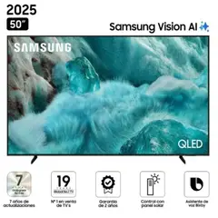 SAMSUNG - Televisor 50 QLED Smart UHD 4K Vision Ai QN50Q7FAAG
