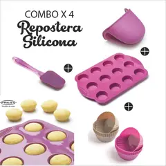 PRESS - KIT X 4 REPOSTERA SILICONA ANTIADHERENTE-