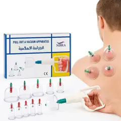 GENERICO - Kit de 12 Ventosas Acrílicas Para Terapia Con Bomba manual