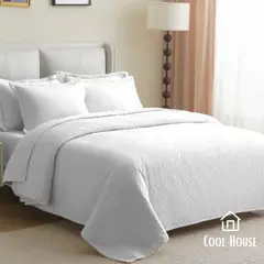 GENERICO - Kit de cubrecama Cool House Melania antialérgico