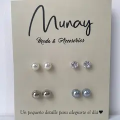 GENERICO - Set aretes Sweet girl five