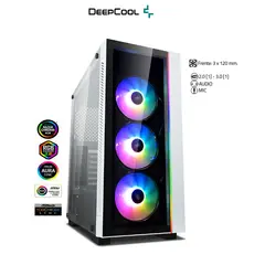 DEEPCOOL - Case MATREXX55 V3 ARGB 3F WH Vidrio Templado