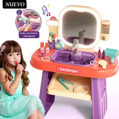 GENERICO - Tocador Infantil De Belleza Con Sensor y Luces