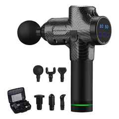 U BUY - Masajeador Muscular Pistola Masaje 30 Velocidades Digital