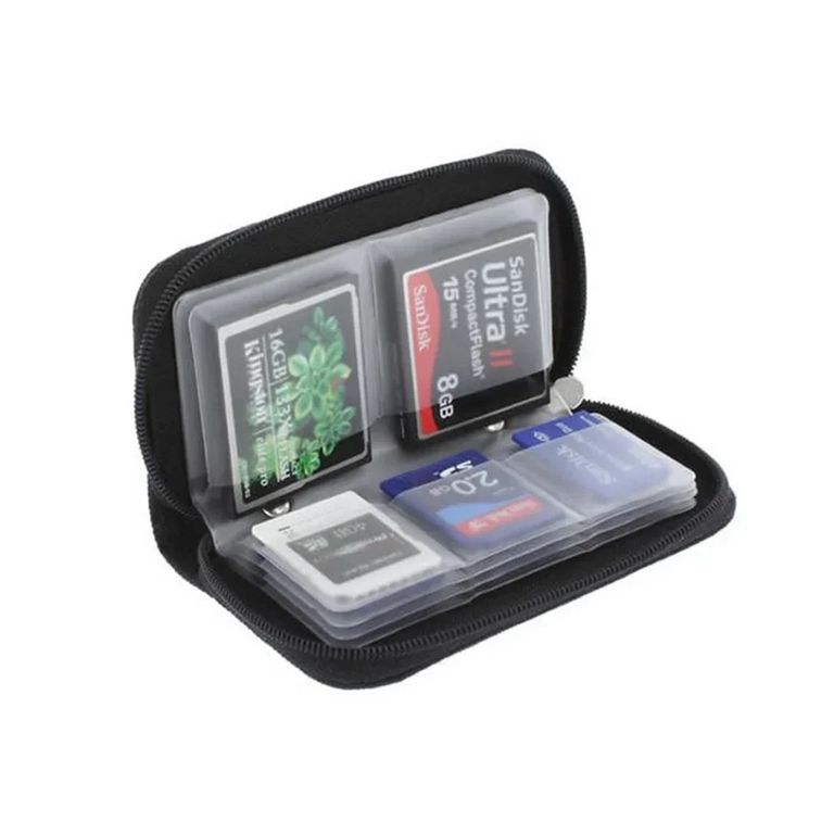 Estuche de NYLON para memoria SD y micro SD - negro