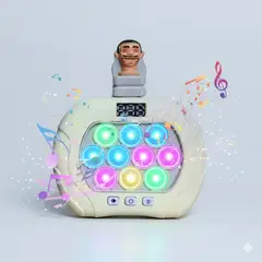 GENERICO - POP IT ELECTRONICO PANTALLA SKIBIDI II CON LUCES Y SONIDO