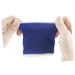 TODO FIT - Muñequera Elástica Modelo Deportivo Color Azul