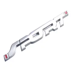 GENERICO - Emblema adhesivo cromado - SPORT