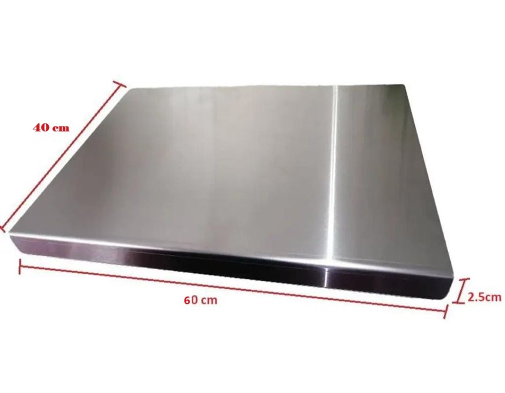 Tabla de picar en Acero inoxidable 60x40cm