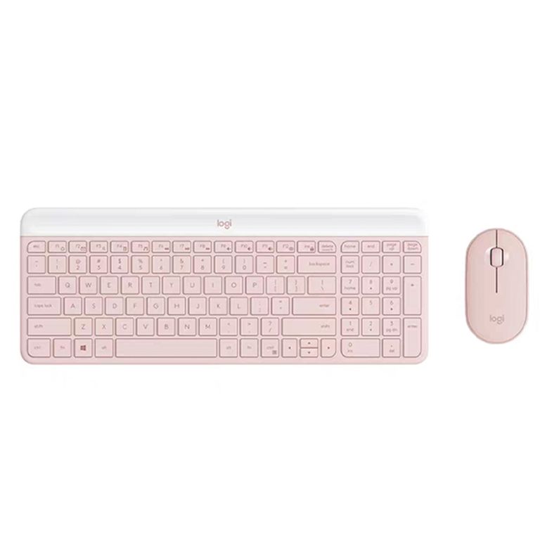 Kit De Teclado y Mouse MK470 - Rosa