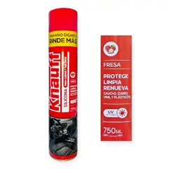 GENERICO - Silicona Aerosol Para Tableros y Cueros Fresa 750 ML