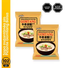 GENERICO - Sopa Instantanea sin Picante Gomtang Bolsa 102gr 2 und