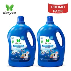 DARYZA - Detergente líquido 4 litros Matic. Pack 2 galoneras